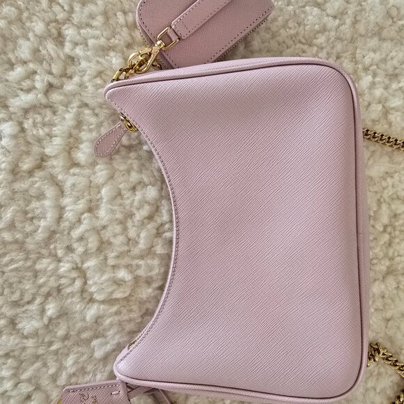 BRAND NEW 2025 PRADA Authentic Re-Edition Saffiano leather bag PINK! BRAND … - Picture 4 of 7